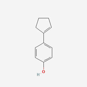 molecular formula C11H12O B7902323 4-(Cyclopent-1-en-1-yl)phenol 