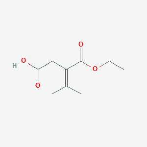 molecular formula C9H14O4 B7902391 2-Isopropylidenesuccinic acid mono-ethyl ester 