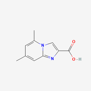 molecular formula C10H10N2O2 B7902410 5,7-Dimethylimidazo[1,2-a]pyridine-2-carboxylic acid CAS No. 80353-95-3