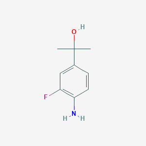 2-(4-Amino-3-fluorophenyl)propan-2-ol