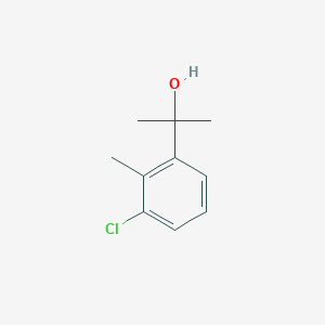 molecular formula C10H13ClO B7902440 2-(3-Chloro-2-methylphenyl)-2-propanol 