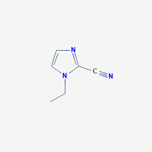 molecular formula C6H7N3 B7902455 1-Ethylimidazole-2-carbonitrile 
