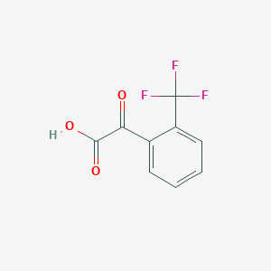 molecular formula C9H5F3O3 B7902472 2-(Trifluoromethyl)benzoylformic acid 