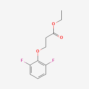 molecular formula C11H12F2O3 B7902518 Ethyl 3-(2,6-difluoro-phenoxy)propanoate 