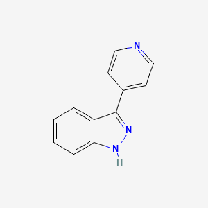 molecular formula C12H9N3 B7902687 3-吡啶-4-基-1H-吲唑 CAS No. 37885-56-6