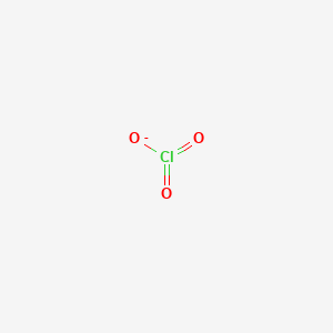 molecular formula ClO3- B079027 氯酸根离子 CAS No. 14866-68-3
