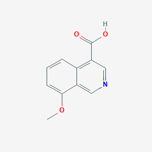 molecular formula C11H9NO3 B7902762 8-Methoxyisoquinoline-4-carboxylic acid 