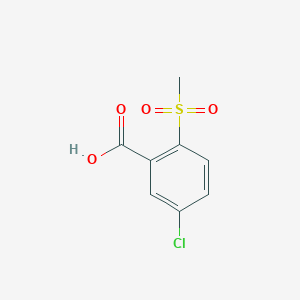 molecular formula C8H7ClO4S B7902777 5-Chloro-2-(methylsulfonyl)benzoic acid 