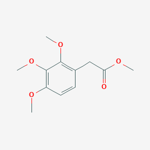 molecular formula C12H16O5 B7902808 Methyl 2,3,4-trimethoxyphenylacetate 