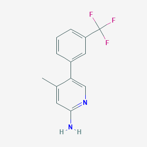 4-Methyl-5-(3-(trifluoromethyl)phenyl)pyridin-2-amine