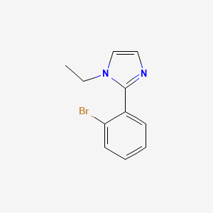 2-(2-Bromophenyl)-1-ethyl-1H-imidazole