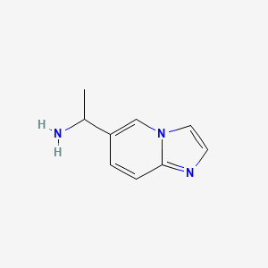 1-(Imidazo[1,2-a]pyridin-6-yl)ethanamine