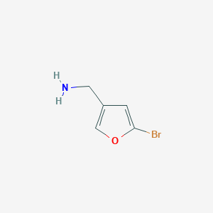 molecular formula C5H6BrNO B7902920 C-(5-Bromo-furan-3-yl)-methylamine 