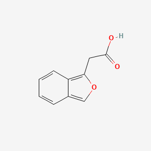 molecular formula C10H8O3 B7902921 2-Benzofuraneacetic acid 