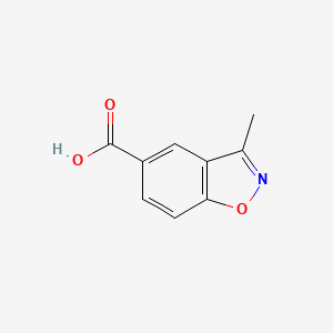 molecular formula C9H7NO3 B7902936 3-Methylbenzo[d]isoxazole-5-carboxylic acid 