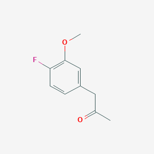molecular formula C10H11FO2 B7902944 1-(4-Fluoro-3-methoxyphenyl)propan-2-one 