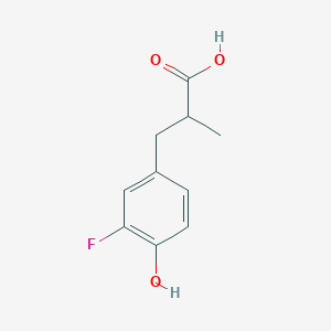 3-(3-Fluoro-4-hydroxyphenyl)-2-methylpropanoic acid