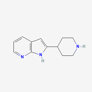 4-{1H-pyrrolo[2,3-b]pyridin-2-yl}piperidine