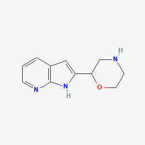 2-(1H-pyrrolo[2,3-b]pyridin-2-yl)morpholine