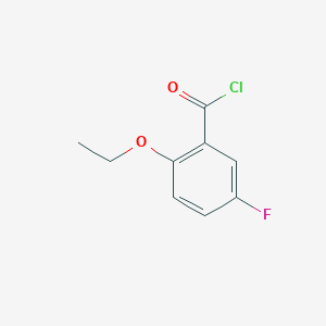 molecular formula C9H8ClFO2 B7903061 2-Ethoxy-5-fluorobenzoyl chloride CAS No. 5710-33-8