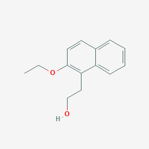 molecular formula C14H16O2 B7903091 2-(2-Ethoxy-1-naphthyl)ethanol 