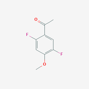 molecular formula C9H8F2O2 B7903094 1-(2,5-Difluoro-4-methoxyphenyl)ethanone 