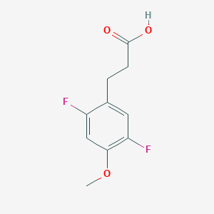 molecular formula C10H10F2O3 B7903097 3-(2,5-Difluoro-4-methoxy-phenyl)-propionic acid 