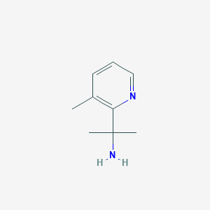 molecular formula C9H14N2 B7903126 2-(3-Methylpyridin-2-yl)propan-2-amine CAS No. 1211586-10-5