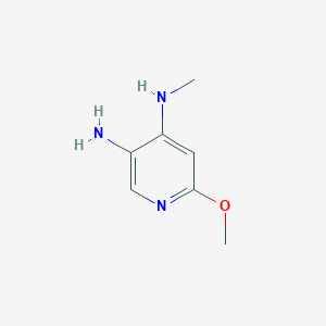 molecular formula C7H11N3O B7903127 6-Methoxy-N4-methylpyridine-3,4-diamine 
