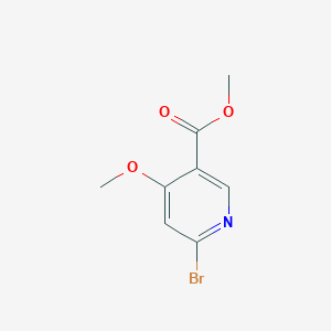 molecular formula C8H8BrNO3 B7903204 Methyl 6-bromo-4-methoxynicotinate 