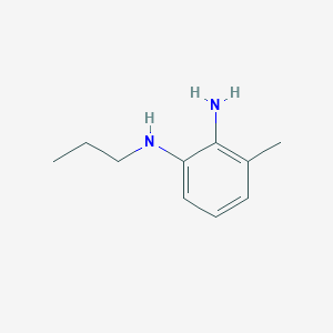 molecular formula C10H16N2 B7903231 3-Methyl-N-1-propyl-benzene-1,2-diamine 