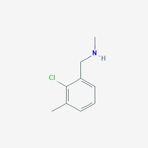 molecular formula C9H12ClN B7903247 [(2-Chloro-3-methylphenyl)methyl](methyl)amine 
