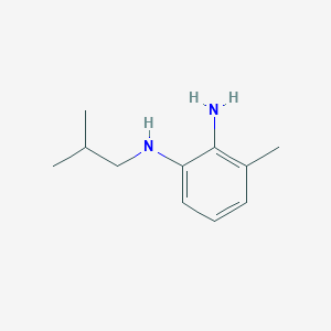 molecular formula C11H18N2 B7903249 N1-isobutyl-3-methylbenzene-1,2-diamine 