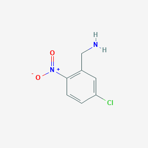 molecular formula C7H7ClN2O2 B7903270 (5-Chloro-2-nitrophenyl)methanamine CAS No. 67567-44-6