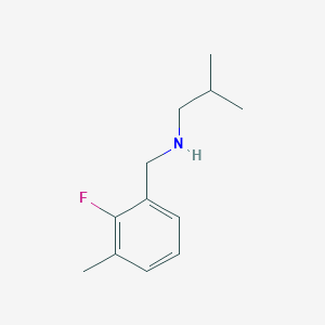 molecular formula C12H18FN B7903288 [(2-Fluoro-3-methylphenyl)methyl](2-methylpropyl)amine 