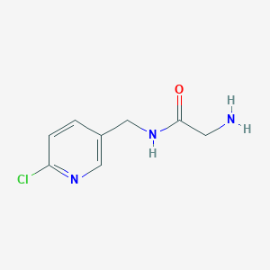 2-Amino-N-(6-chloro-pyridin-3-ylmethyl)-acetamide