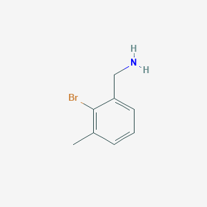 (2-Bromo-3-methylphenyl)methanamine