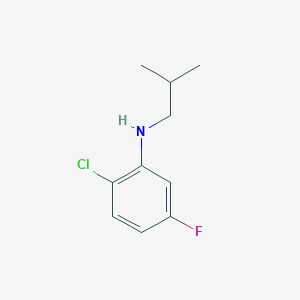 2-Chloro-5-fluoro-N-(2-methylpropyl)aniline