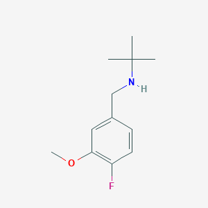 tert-Butyl[(4-fluoro-3-methoxyphenyl)methyl]amine