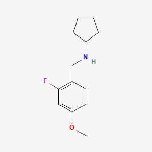 N-(2-Fluoro-4-methoxybenzyl)cyclopentanamine