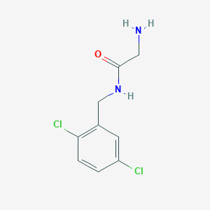 molecular formula C9H10Cl2N2O B7903471 2-Amino-N-(2,5-dichloro-benzyl)-acetamide 
