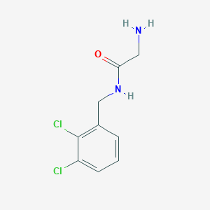 molecular formula C9H10Cl2N2O B7903475 2-Amino-N-(2,3-dichloro-benzyl)-acetamide 