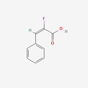 molecular formula C9H7FO2 B7903543 a-Fluorocinnamicacid 