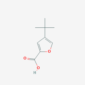 molecular formula C9H12O3 B7903549 4-Tert-butyl-furan-2-carboxylic acid 