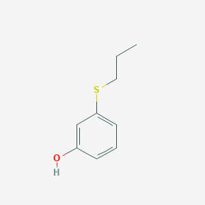 molecular formula C9H12OS B7903554 3-(Propylsulfanyl)phenol 
