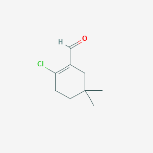 molecular formula C9H13ClO B7903569 2-Chloro-5,5-dimethyl-1-cyclohexenecarbaldehyde 