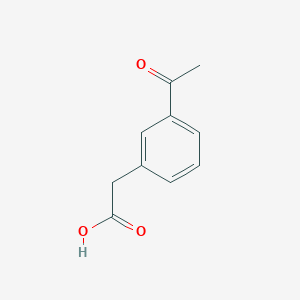 molecular formula C10H10O3 B7903593 2-(3-acetylphenyl)acetic Acid CAS No. 18749-47-8