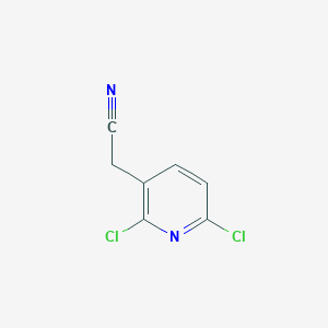molecular formula C7H4Cl2N2 B7903616 (2,6-Dichloro-pyrid-3-yl)-acetonitrile CAS No. 58596-63-7