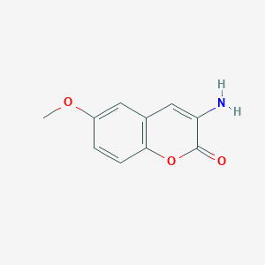 molecular formula C10H9NO3 B7903627 3-Amino-6-methoxy-2H-chromen-2-one 