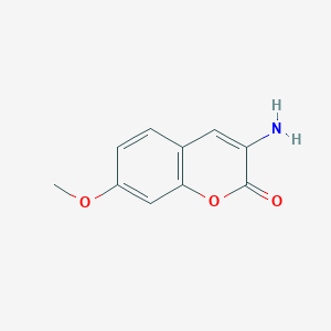 molecular formula C10H9NO3 B7903629 3-amino-7-methoxy-2H-chromen-2-one 